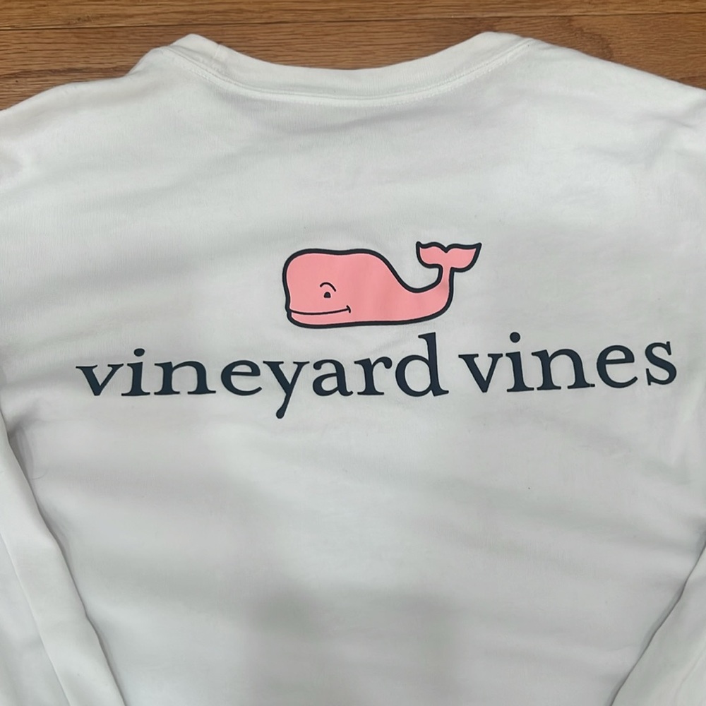 Vineyard Vines White Long Sleeve Shirt - Picture 8 of 8